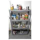 Plastic Shelf With Contents