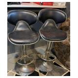 Pair of Adjustable Bar Stools