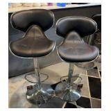 Pair of Adjustable Bar Stools