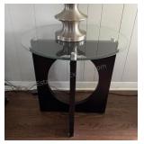 Glass Top Side Table