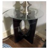 Glass Top Side Table