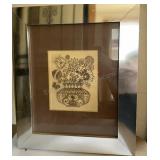 ï¿½Flower Bowlï¿½ Artist Signed F. RONNIE 1973
