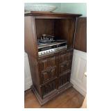 RCA Turntable built-in Stereo Cabinet not tested