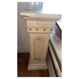 Plaster Pedestal table with imperfections 15ï¿½