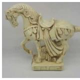 MCM Roman Trojan War Horse Ceramic Figurine  9ï¿½10"