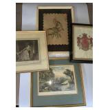 Vintage French, Paris, English Artwork