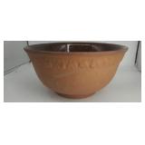 Large clay bowl.  Glazed on the inside.