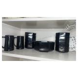 Arcoroc Black Bowls 10 bowls 1 serving bowls