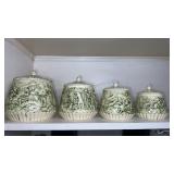 Vintage Canisters Set of 4