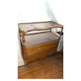 Antique Two-tier Dresser 34ï¿½ x 17ï¿½ x 34ï¿½