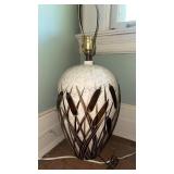 Vintage 70s lamp based 19 inches tall