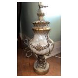 Vintage lamp, angel decor, 26 inches tall