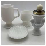 Milk Glass Lot