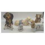 Dog Figurines, Trimontware Japan