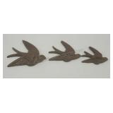 Plastic Bird Wall Decor 3"