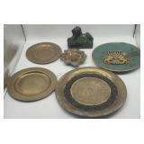 Brass Plates Brass Lion, Green Avon Cologne Lion