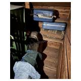 Vintage Clothes In Each Luggage Single Stich