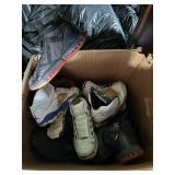 Box of Vintage Jordans in Poor Condition See