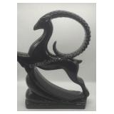 Art Deco Leaping Ceramic Gazelle