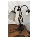 Dale Tiffany Lamp Missing Glass 12ï¿½ Tall