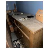 MCM m Dresser & Bed in Attic
