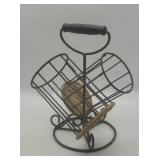 Two Bottle wine rack.