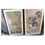 Vintage, Asian Inspired Prints 16ï¿½ x 26 1/2ï¿½