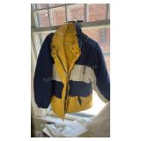 Vintage Blue Yellow White Michigan Color Jacket