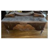Art deco, antique chest pull out drawer 50 inches