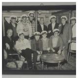 Black/White Photo of Yacht Club Officers 8ï¿½10