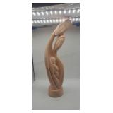 Ceramic Pink Family Statue 23"