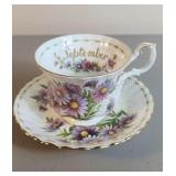 Royal Albert Bone China Michaelmas Daisy Tea Cup