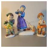 Holland Mold Figurines Signed Edna (3 pcs)