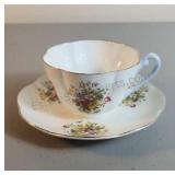 Shelley Fine Bone China Tea Cup & Saucer