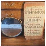 Mirror & Decor Sign