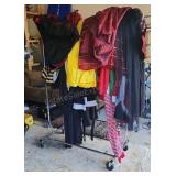 clothing Rack With Costumes