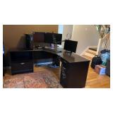 L Shape Desk No Contents Included