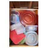 Deep Drawer of Plastic Containers