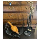 Fireplace Tools & Log Holder