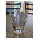 Signed Crystal Vase