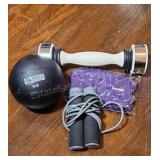 jump Rope weight Ball & Shake Weight
