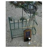 Metal Garden Shelf & Pot Stand