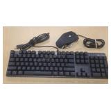 Velocilinx gaming keyboard and mouse.