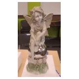 Plastic fairy statue. NIB. 17ins.