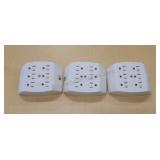 GE six outlet adapters.  3 total.