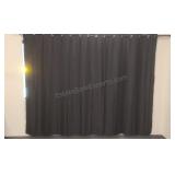 Blackout curtain and rod. 10ftx8ft. Buyer must