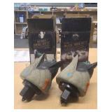 Duck butt decoys. In original boxes.