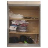 Contents of kitchen cupboard.