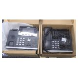 Yealibk landline telephones. One new. Untested