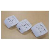 GE six outlet adapters.  3 total.